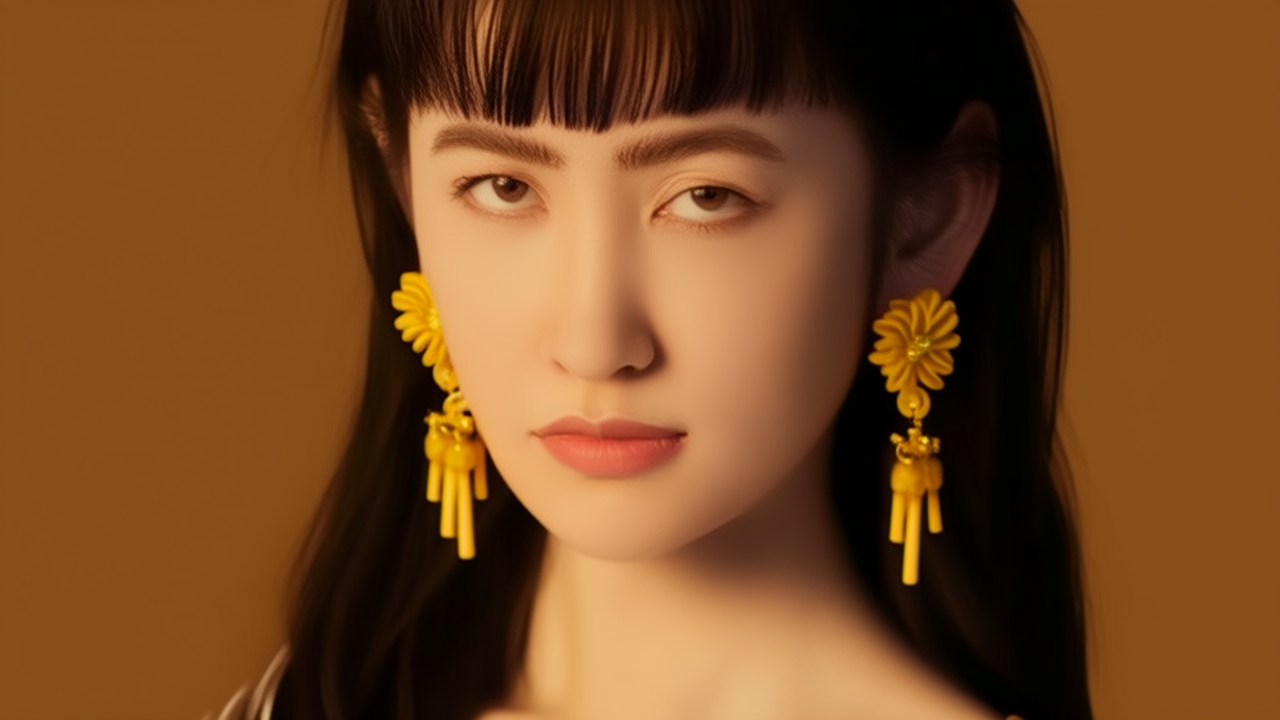 黄金耳饰图片大全